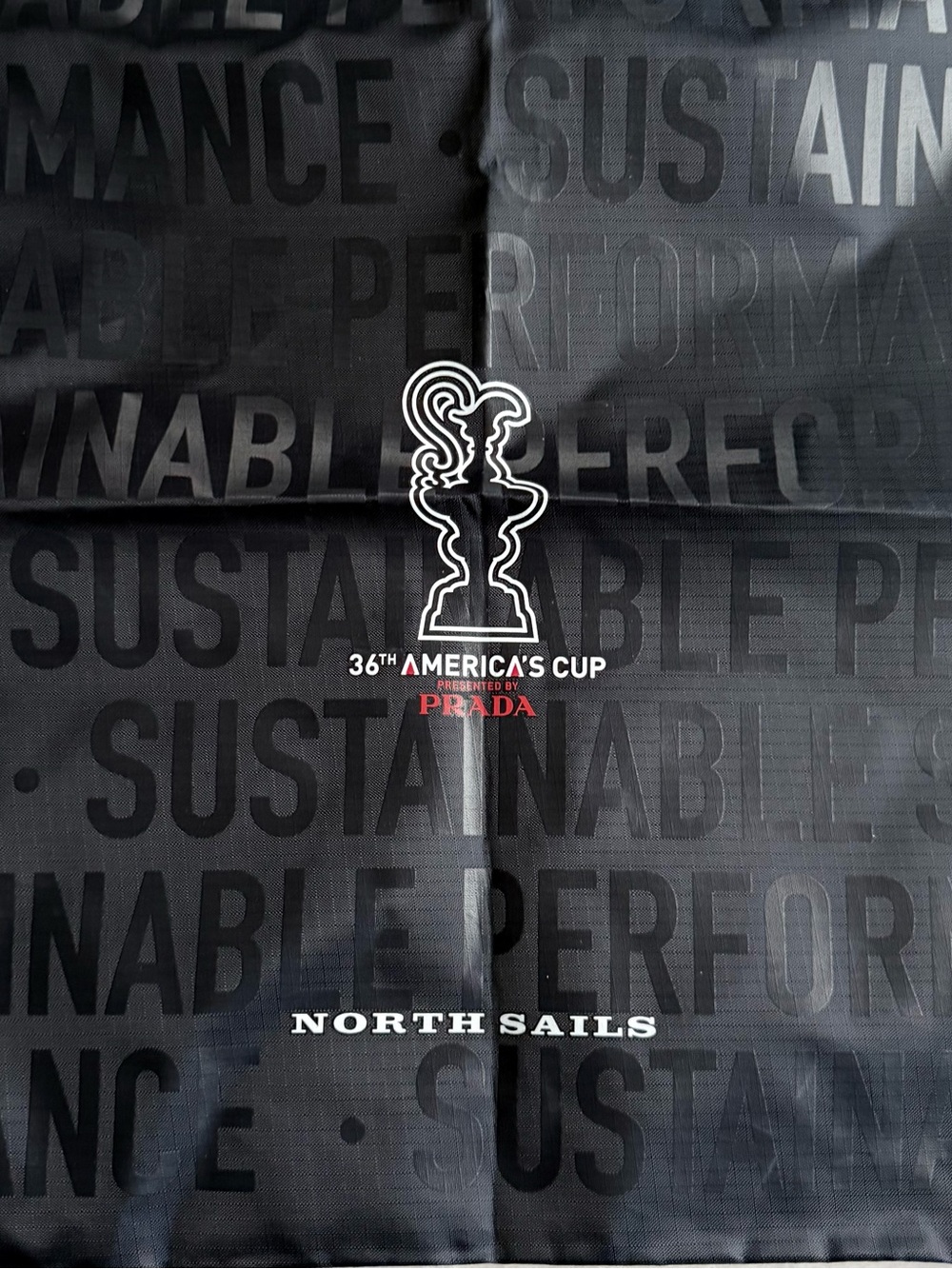 New Prada x North Sails 36th America's Cup Drawstring Travel Bag